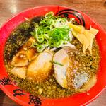 京都漆黒醤油ラーメン(京都北白川ラーメン魁力屋 我孫子店)