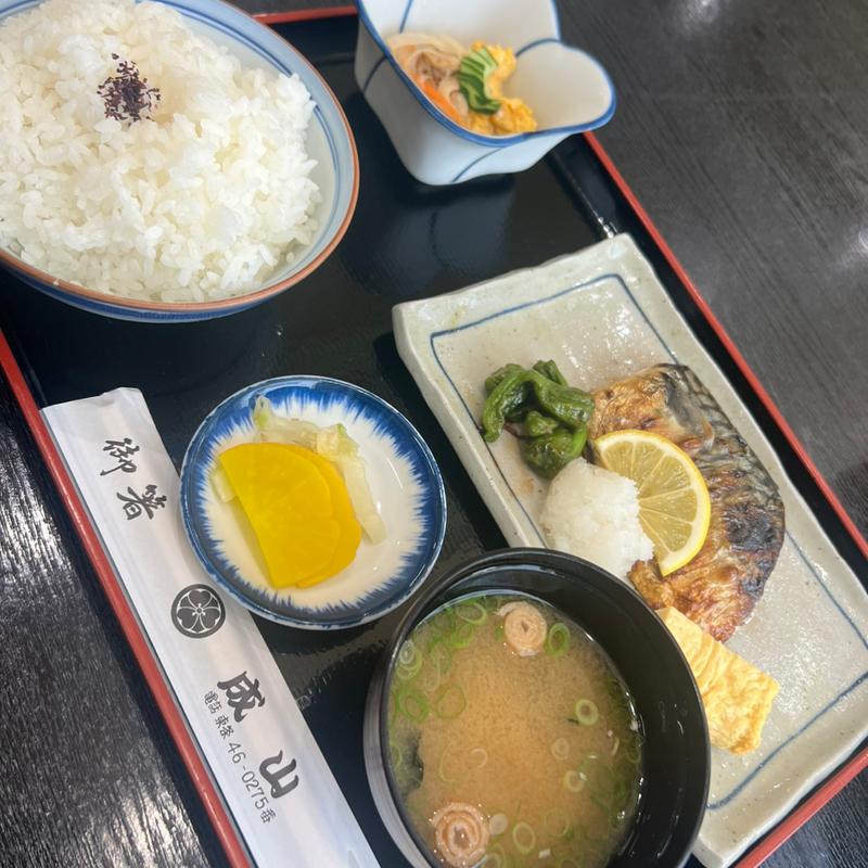 日替わり定食 焼き鯖(お食事処　成山 （ナルヤマ）)