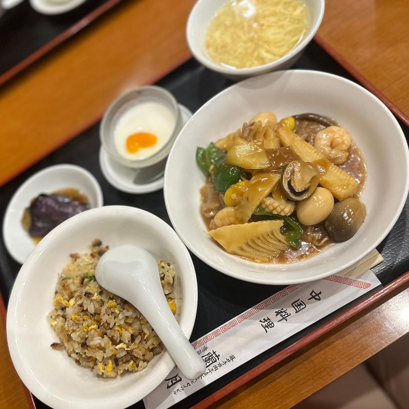 八宝菜定食(蘭月)