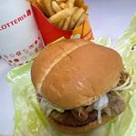【セット】ニンニクねぎ塩牛カルビバーガー