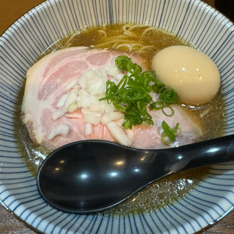 冷製荒炊煮干し蕎麦(味玉)(麺や空と大地)