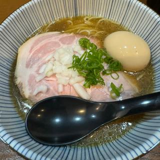 冷製荒炊煮干し蕎麦(味玉)(麺や空と大地)