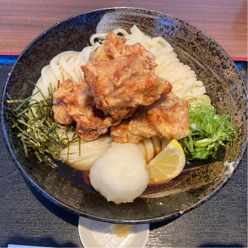 唐揚げおろし(情熱うどん 荒木伝次郎)