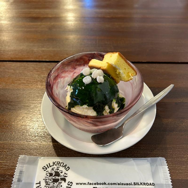 抹茶アイスクリーム(会津葵 西遊館 )