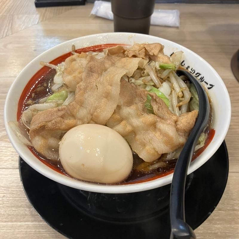 男の根性黒醤油ラーメン(今里わっしょい)
