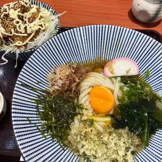 冷やしぶっかけうどんセット(里のうどん 多摩センター店)