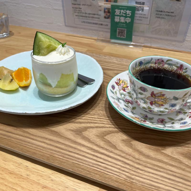 珈琲 季節のメロンショート(中央通カフェ)