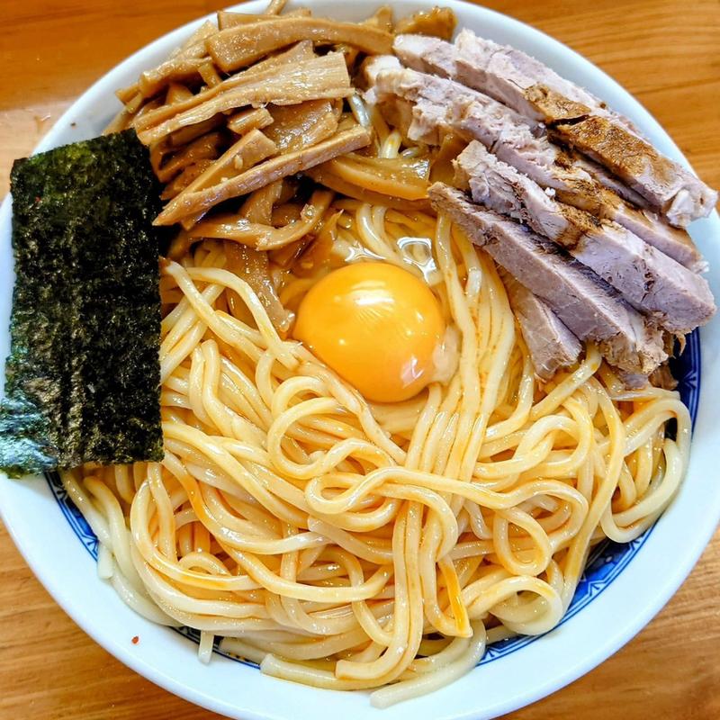 冷やし油そば(辣油) 中盛(としおか)