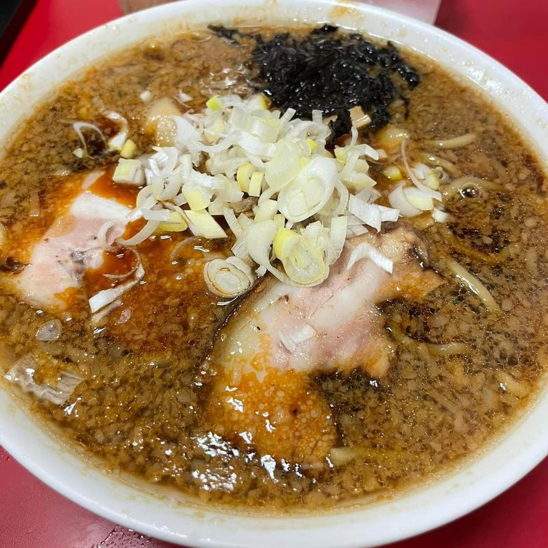 背脂生姜醤油太麺(ラーメンつり吉 小千谷店 )