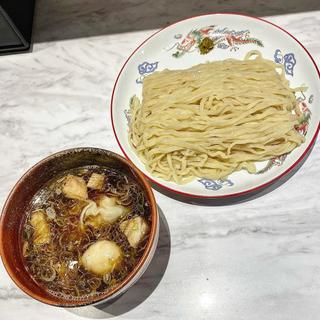 肉・海老ワンタンつけそば(Ramen Kurumu)