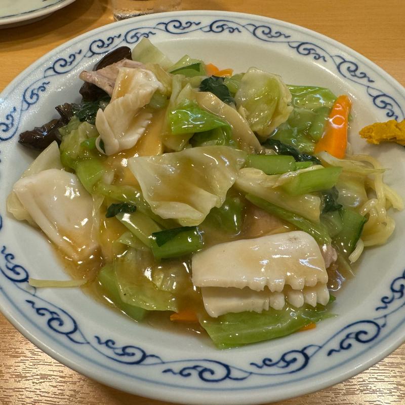 炒めあんかけ焼きそば(中華飯店 福寿 )