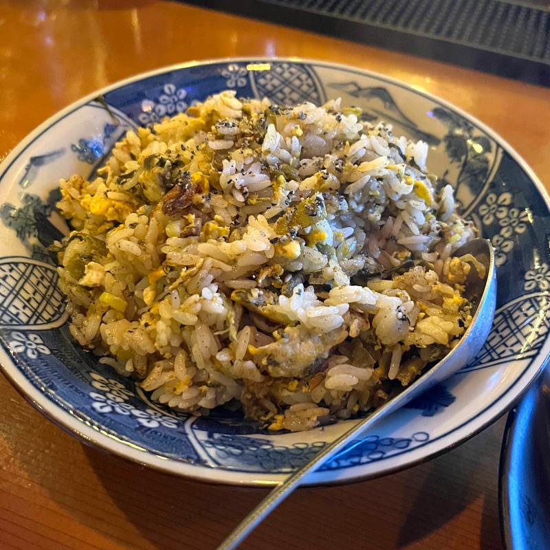 カラシ高菜チャーハン(焼酎bar 甚 japanese spirits & japanesewhisky)