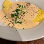 オムレツ　明太子クリームソース(五感 池袋西口店)