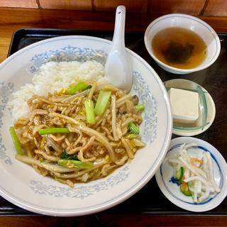 ぶた肉細切りあんかけご飯(あさひや食堂 )