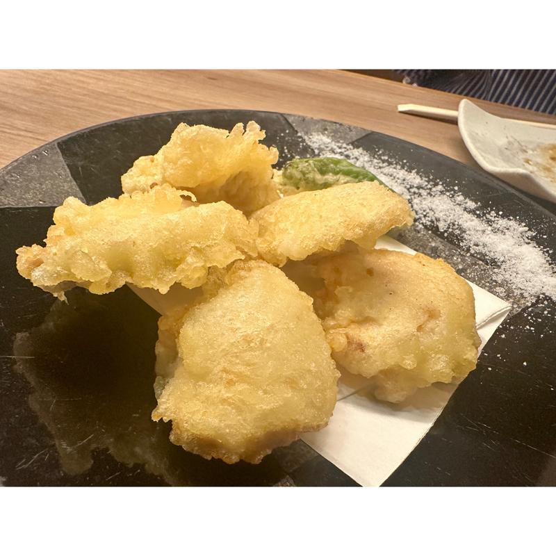 地鶏の天ぷら(地鶏屋 炭鶏)