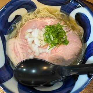 冷3段仕込み煮干し塩蕎麦(麺や空と大地)