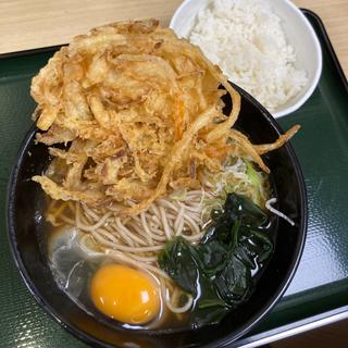 かき揚げ天そば(名代 箱根そば 永山店)