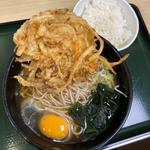 かき揚げ天そば(名代 箱根そば 永山店)