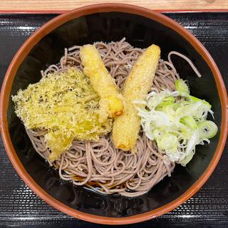 ヤングコーン天そば(よもだそば 名古屋うまいもん通り広小路口店)
