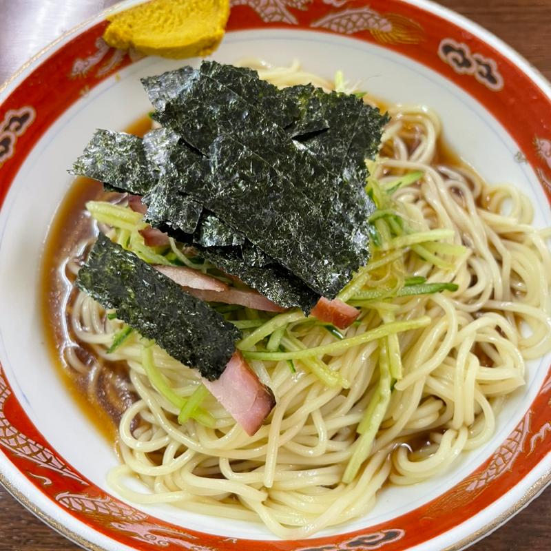 冷やしソバ(支那ソバ かづ屋)