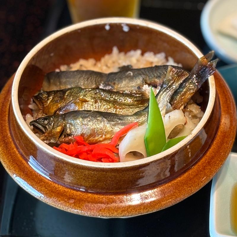 鮎の釜めし(鮎や )