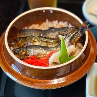 鮎の釜めし