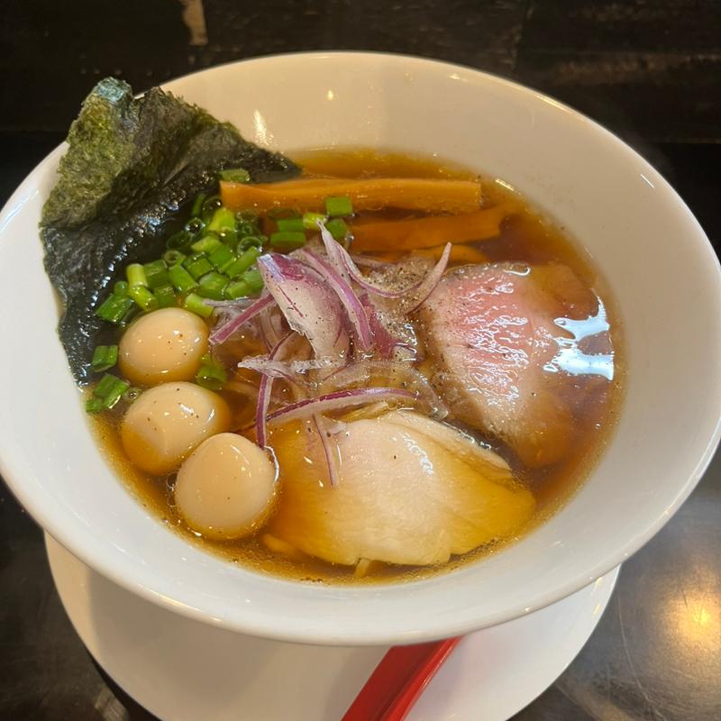 白トリュフ醤油そば(HAYATE)