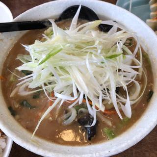 みそ野菜ラーメン【白ネギ】(くるまやラーメン 足利店)