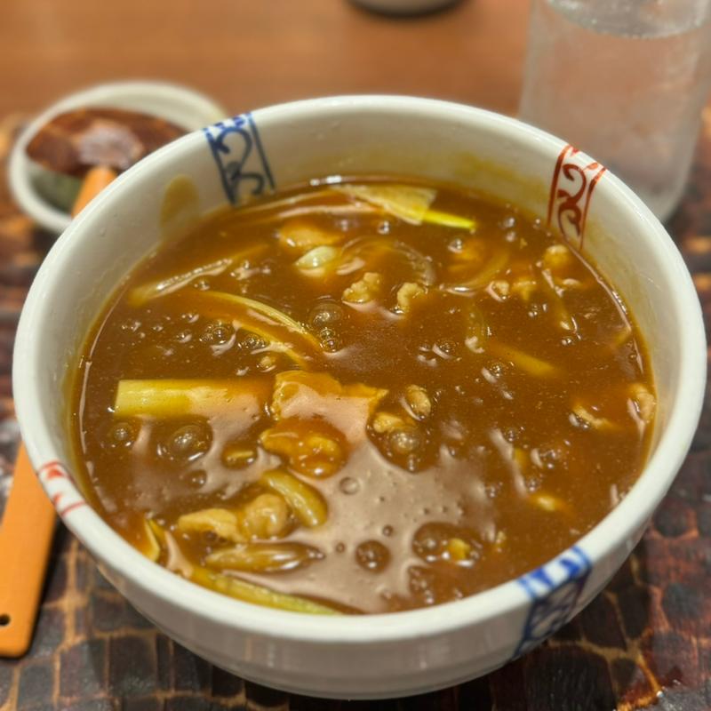 カレー南蛮(小ライス付)(謙徳蕎麦家 ピアタ本店)