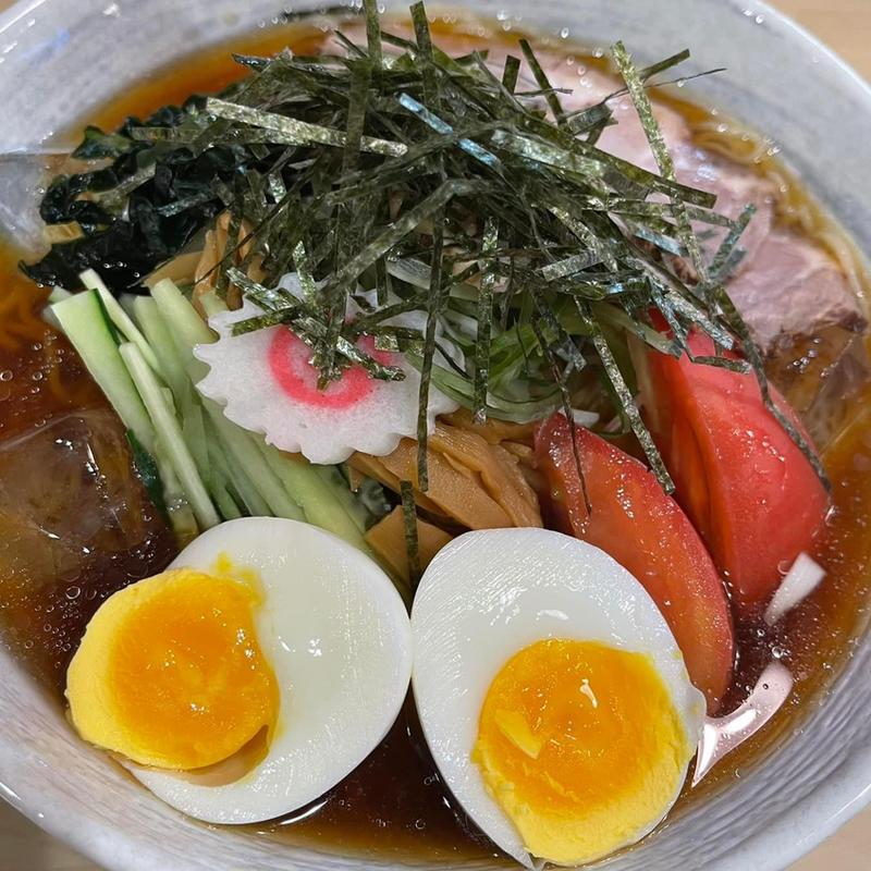 冷やしラーメン 大盛(麺食処 じゅんちゃん家(げ))