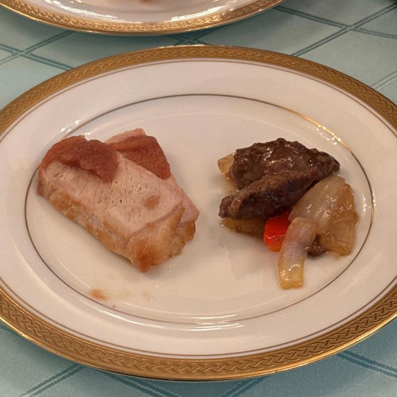 牛肉と野菜の中華風炒めほか(名鉄グランドホテル)