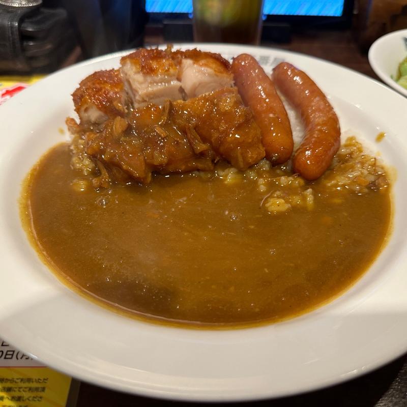 パリパリチキンカレーソーセージミックス(ＣｏＣｏ壱番屋 宇都宮インターパーク店 （ココイチバンヤ）)