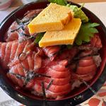 マグロ頭肉丼
