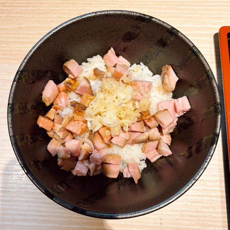 チャーシューご飯(中華そばなかはら)