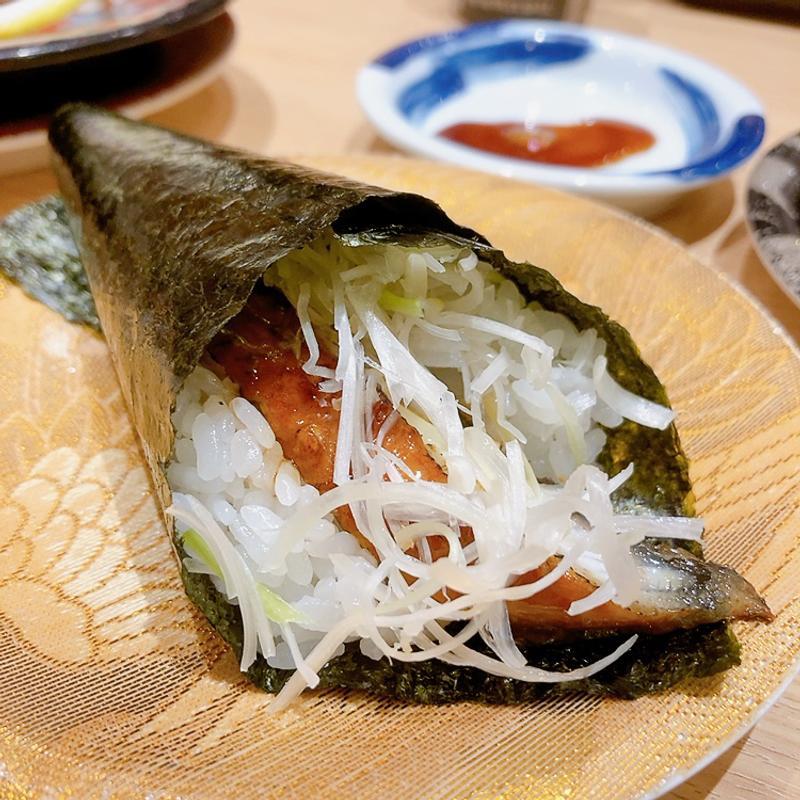鰻の香ばし手巻き(すし辰 ekie店)