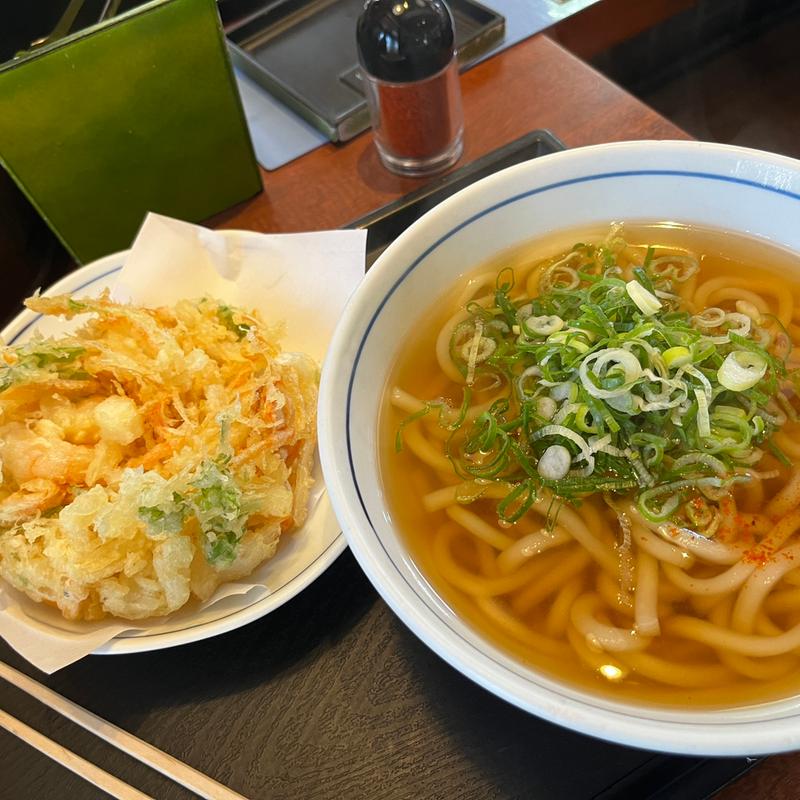 かき揚げうどん(ウエスト 向新町店)