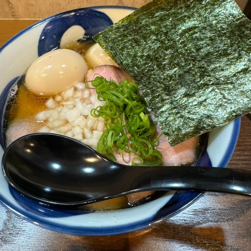 特製煮干し蕎麦(味玉)(麺や空と大地)