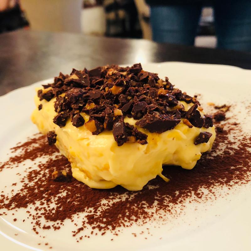 自家製リコッタチーズと清美オレンジのマットネッラ(リミニ)