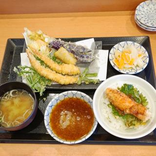 選べる小丼と天ぷら定食(天丼はま田 横浜丸山台店)