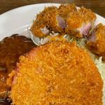 ハンバーグ ヒレカツ定食 ハムカツ(キッチン 大正軒(タイショウケン))
