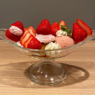 苺づくしアラモード(千成屋珈琲ラゾーナ川崎プラザ)