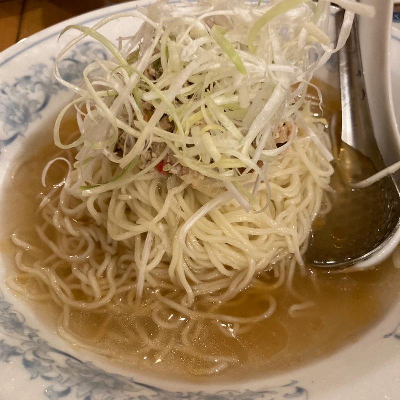 涼風鶏そば(中国ラーメン揚州商人 新横浜店)