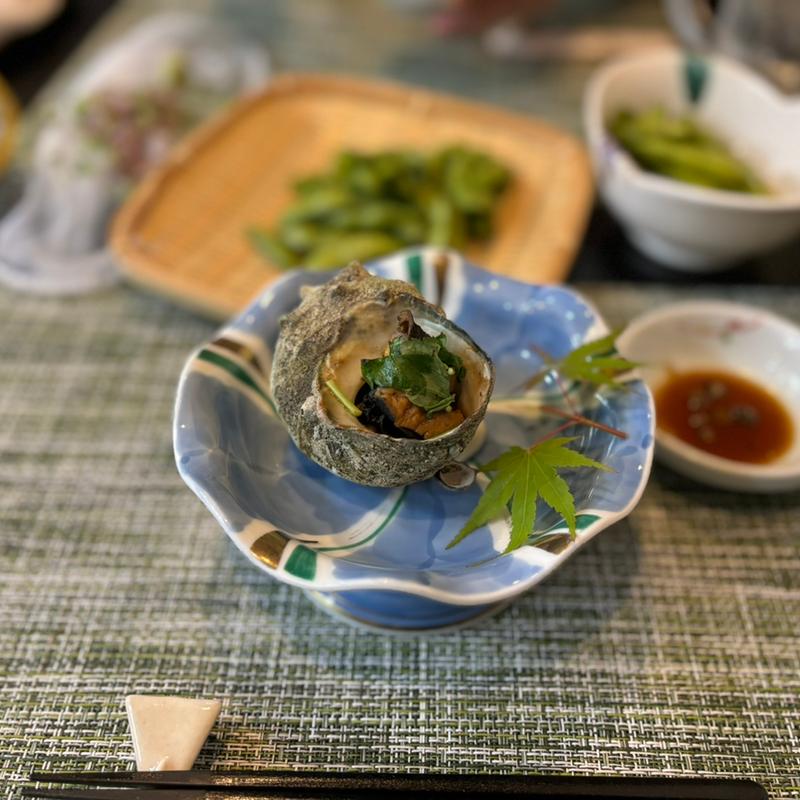 サザエの壺焼き(葵寿司 （あおいずし）)