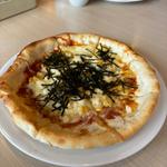 チキンとコーンの和風ピザ