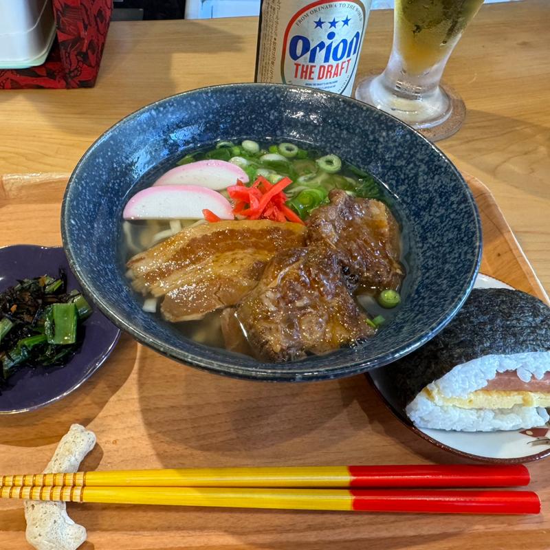 ソーキそば三枚肉トッピング(喜屋武さんの沖縄ごはん)