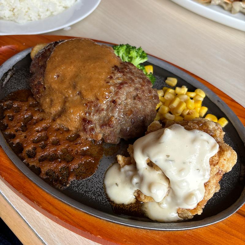 ハンバーグ&チキン南蛮(ジョイフル桶川店)