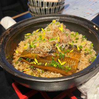 穴子薬味の炊き込みご飯(あらかぶ)