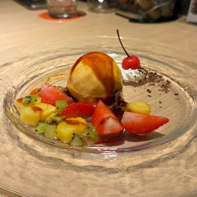 アイスプリンアラモード(もうもう亭 広小路店)