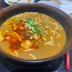 麻婆カレーうどん