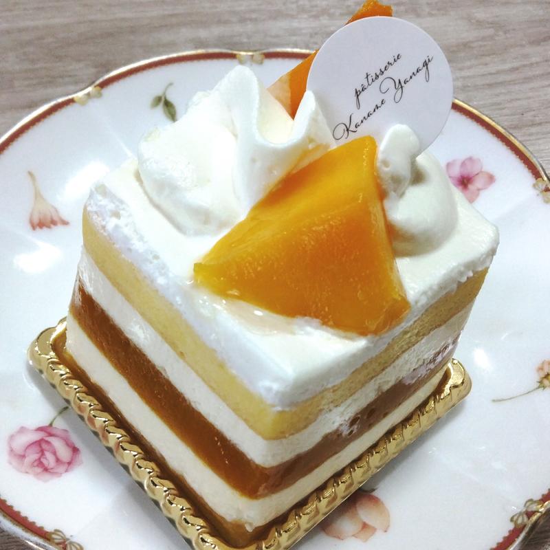 マンゴーのショートケーキ(パティスリー カナメ ヤナギ)